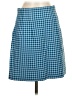 Zara Checkered-gingham Blue Casual Skirt Size S - photo 1