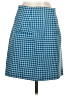 Zara Checkered-gingham Blue Casual Skirt Size S - photo 2
