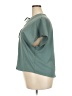 M&S 100% Polyester Teal Short Sleeve Polo Size 18 - photo 5