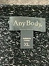 Any Body 100% Polyester Metallic Black Pullover Sweater Size XL - photo 7