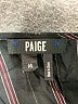 Paige 100% Rayon Stripes Black Jumpsuit Size M - photo 4