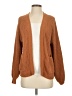 American Eagle Outfitters 100% Polyester Brown Cardigan Size XXS - photo 1