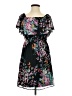 Charming Charlie 100% Polyester Floral Black Cocktail Dress Size S - photo 1
