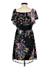 Charming Charlie 100% Polyester Floral Black Cocktail Dress Size S - photo 2