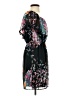 Charming Charlie 100% Polyester Floral Black Cocktail Dress Size S - photo 4