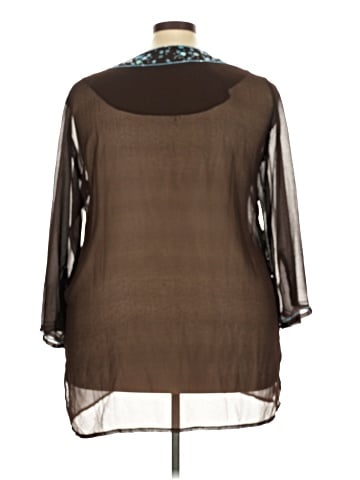 Peppermint Bay 3/4 Sleeve Blouse (view 2)