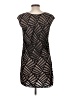 Elle 100% Polyester Chevron-herringbone Black Casual Dress Size L (estimated) - photo 2