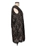 Elle 100% Polyester Chevron-herringbone Black Casual Dress Size L (estimated) - photo 4