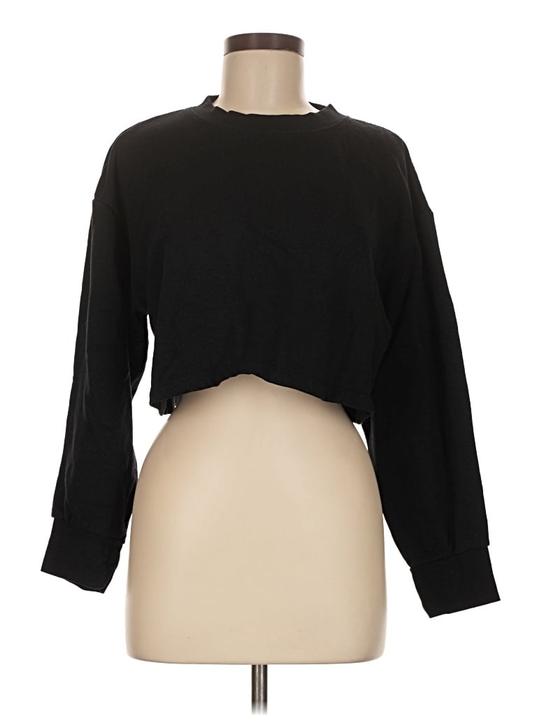 Pre-owned Zara Pullover Sweater In Black