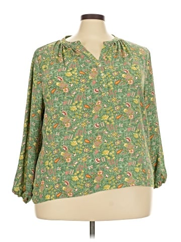 PREMISE 3/4 Sleeve Blouse (view 1)