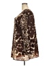 Avon 100% Polyester Animal Print Brown Long Sleeve Blouse Size 2X - photo 5