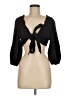 Flynn Skye Black 3/4 Sleeve Blouse Size Med (2) - photo 1