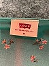Levi's 100% Polyester Hearts Teal Casual Dress Size M - photo 6