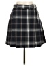 MNG Plaid Gray Casual Skirt Size S - photo 1