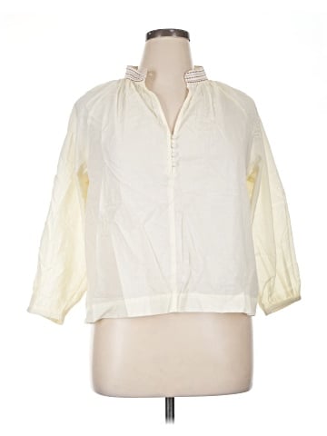 Lilla P 3/4 Sleeve Button-Down Shirt (view 1)
