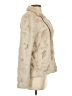 Georgie 100% Polyester Ivory Faux Fur Jacket Size S - photo 4