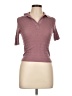 Unbranded 100% Rayon Burgundy Short Sleeve Top Size L - photo 1