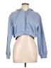Shein Blue Zip Up Hoodie Size L - photo 1