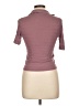 Unbranded 100% Rayon Burgundy Short Sleeve Top Size L - photo 2