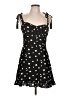 Audrey 3+1 Polka Dots Black Cocktail Dress Size L - photo 1