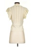 Zara Ivory Short Sleeve Top Size S - photo 2