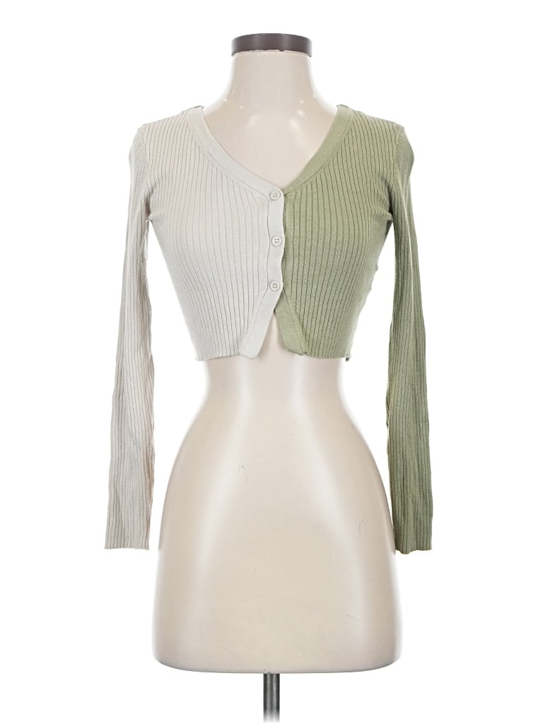 Pre-owned Garage Cardigan Sweater In Green
