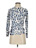 Lord & Taylor Animal Print Blue Pullover Sweater Size XS (petite) - photo 1