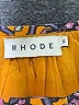 Rhode Paisley Yellow Casual Dress Size XS - photo 7