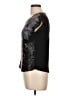 Crosby Floral Black Short Sleeve Top Size L (estimated) - photo 5