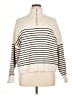 MNG Stripes Ivory Pullover Sweater Size XL - photo 1