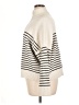 MNG Stripes Ivory Pullover Sweater Size XL - photo 5