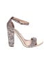 Steve Madden Silver Pink Sandals Size 8 1/2 - photo 1