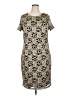 Assorted Brands Print Tan Casual Dress Size 1X - photo 1