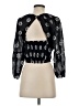 Buru Black 3/4 Sleeve Blouse Size XS - photo 2
