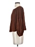 Express Outlet 100% Polyester Brown 3/4 Sleeve Blouse Size XS - photo 5