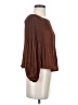 Express Outlet 100% Polyester Brown 3/4 Sleeve Blouse Size XS - photo 4