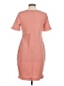 Shein Solid Pink Cocktail Dress Size 6 - photo 2