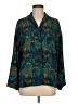 Shein Paisley Teal 3/4 Sleeve Blouse Size M - photo 1