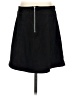 Alya Solid Black Casual Skirt Size S - photo 2