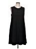Unbranded Solid Black Casual Dress Size L - photo 1