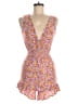 Unbranded Floral Pink Cocktail Dress Size XXS (estimated) - photo 1