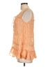 Floreat 100% Rayon Orange Sleeveless Blouse Size 10 - photo 5