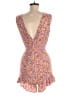 Unbranded Floral Pink Cocktail Dress Size XXS (estimated) - photo 2