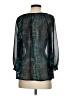 Pleione Teal 3/4 Sleeve Blouse Size S - photo 2
