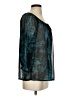 Pleione Teal 3/4 Sleeve Blouse Size S - photo 4