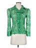Curations 100% Polyester Green 3/4 Sleeve Blouse Size XS - photo 1