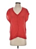 Michael Stars Red Short Sleeve Blouse Size XS - photo 1