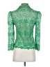 Curations 100% Polyester Green 3/4 Sleeve Blouse Size XS - photo 2