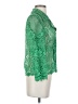 Curations 100% Polyester Green 3/4 Sleeve Blouse Size XS - photo 4