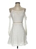 Lush 100% Rayon White Cocktail Dress Size S - photo 1